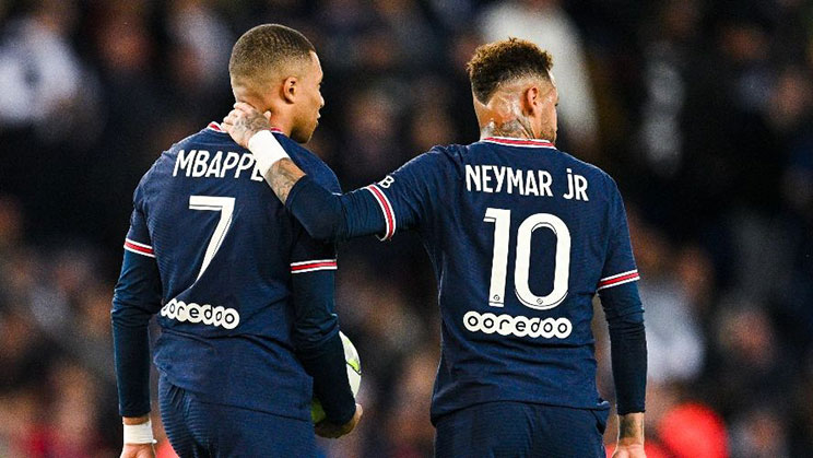 Kylian Mbappe dan Neymar - PSG