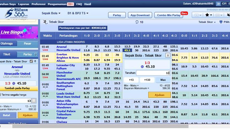 Odds-Taruhan-Tebak-Skor-Bandar-Judi-Bola